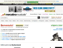 Tablet Screenshot of mercatinomusicale.com